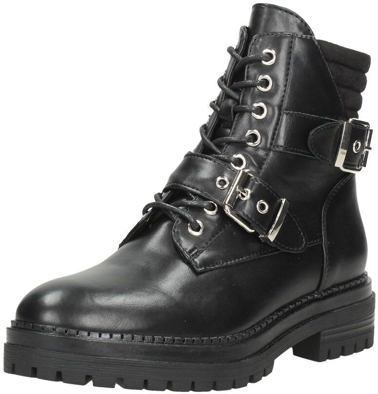 Sub55 Veterschoenen Hoog zwart