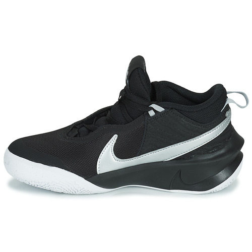 Nike - TEAM HUSTLE D 10 (GS) Negro / Plateado