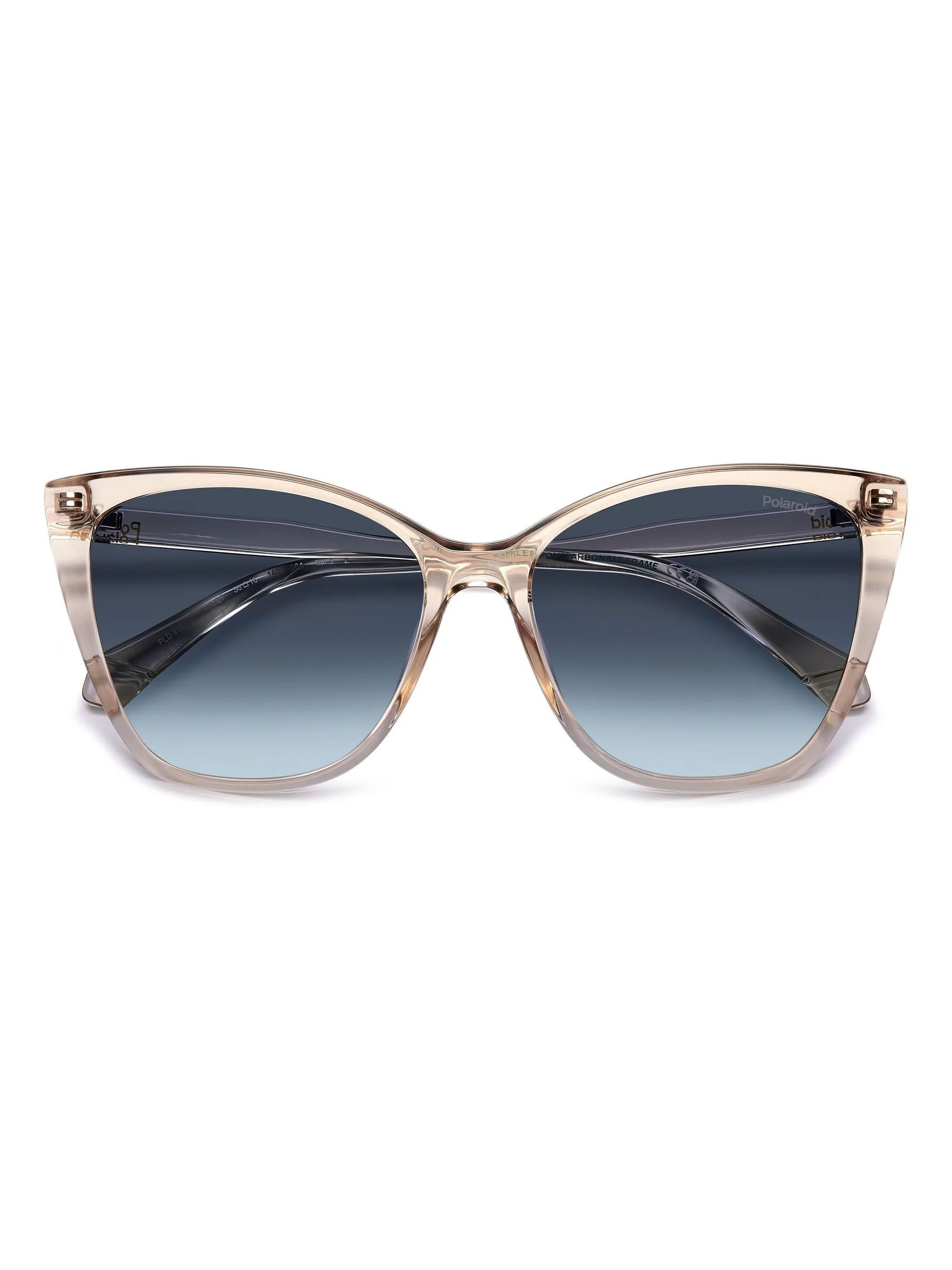 Polaroid Nude Rectangular Sunglasses
