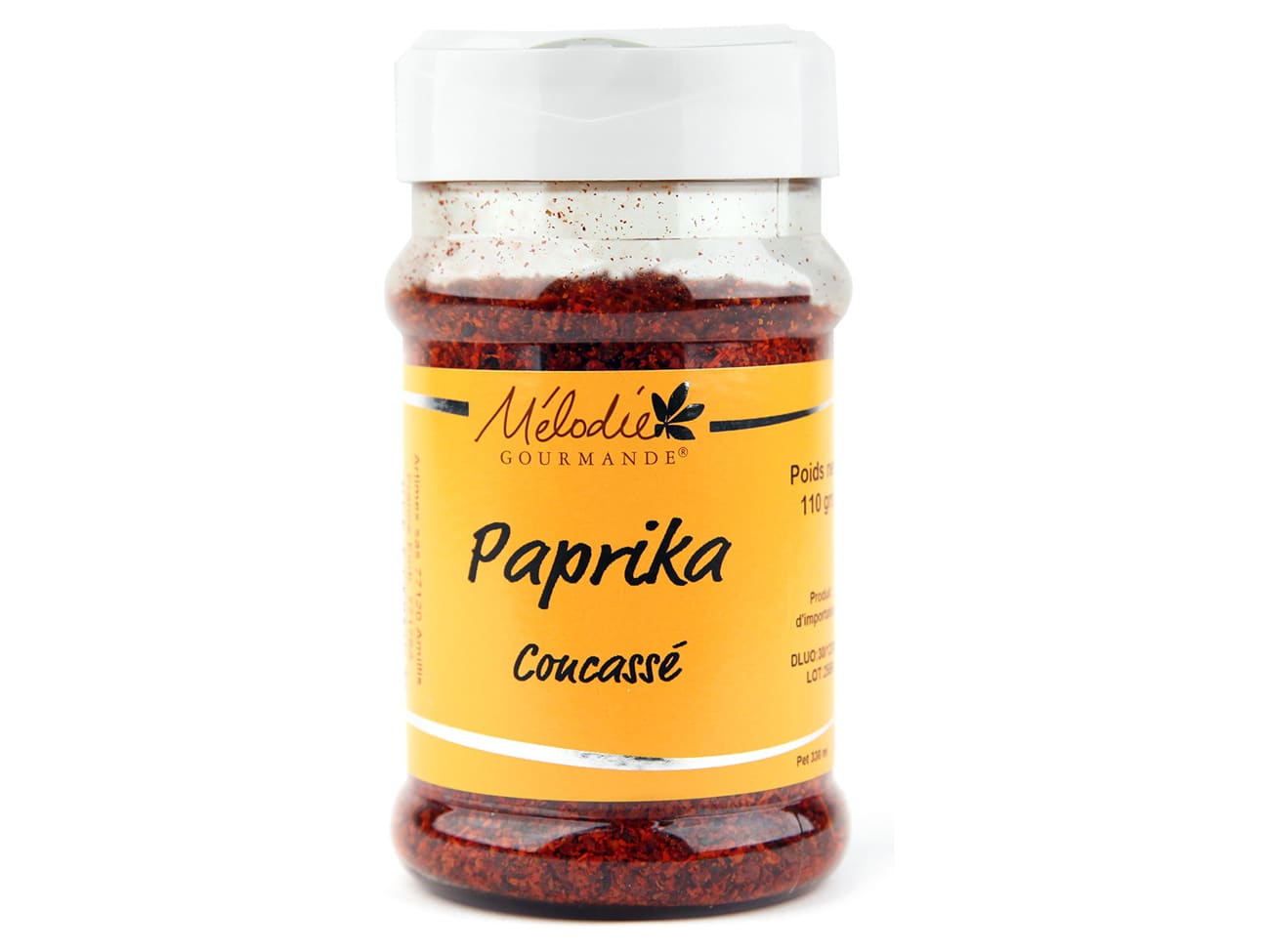 Paprika concassé - 110 g - Mélodie Gourmande