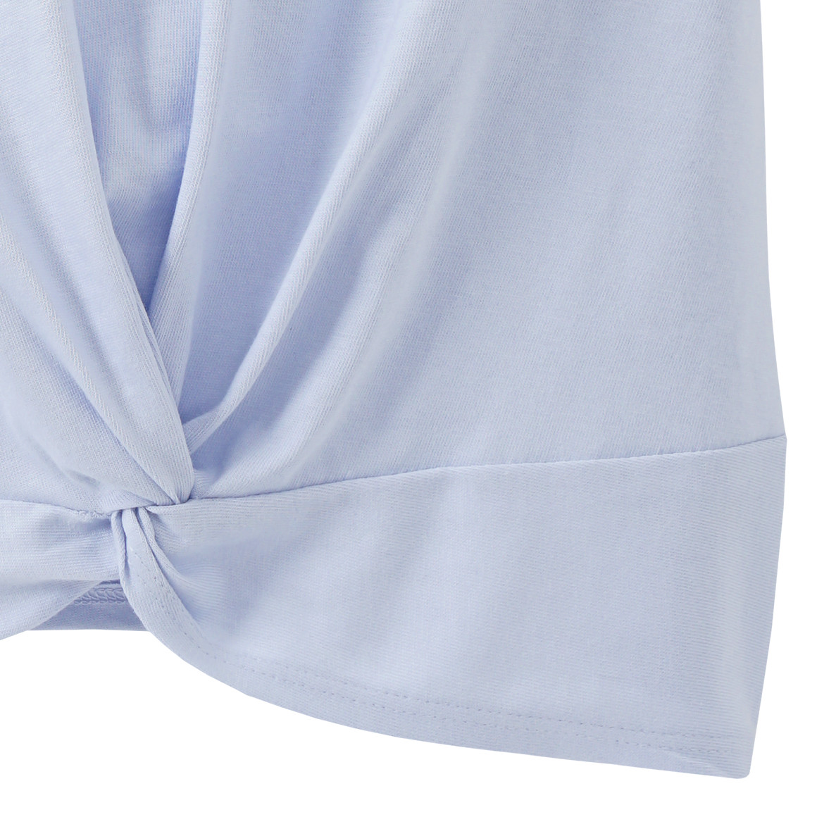Yigga Mädchen T-Shirt mit Pailletten hellblau