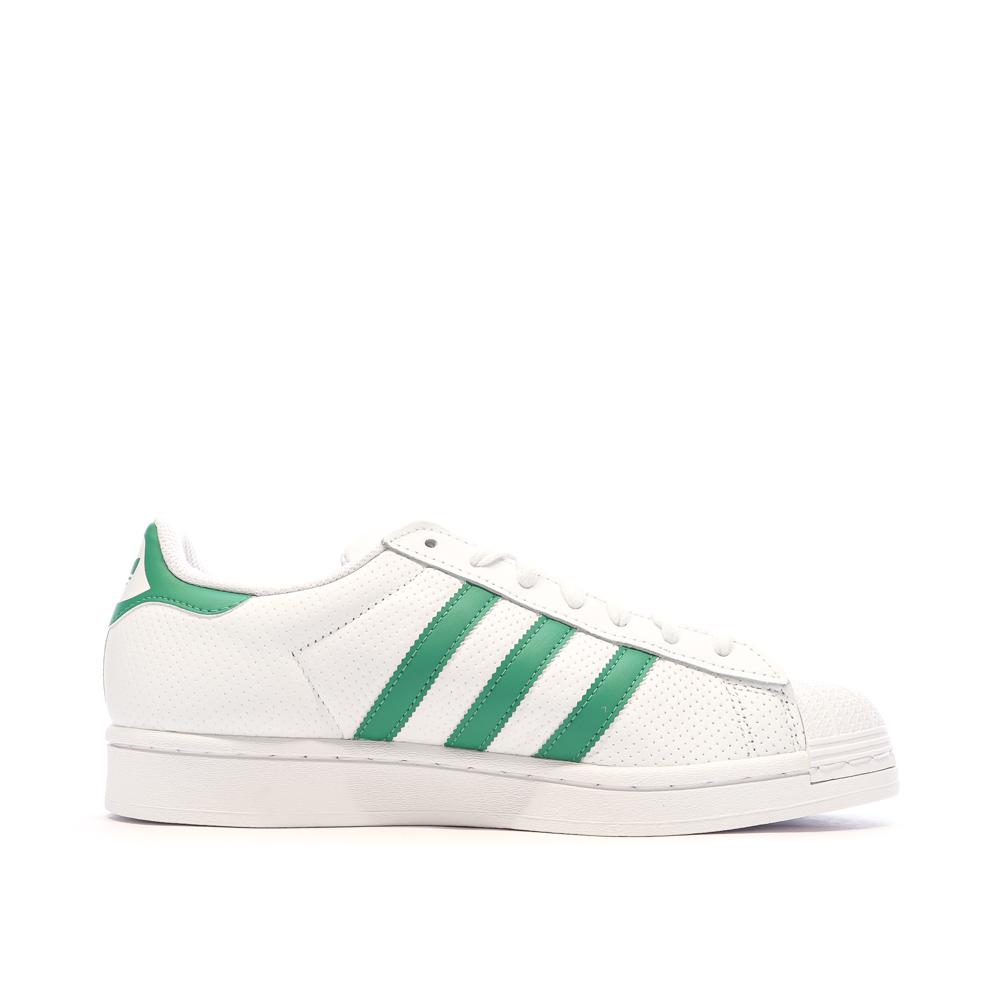 Adidas Baskets Blanc/Vert Homme Adidas Superstar IF3654