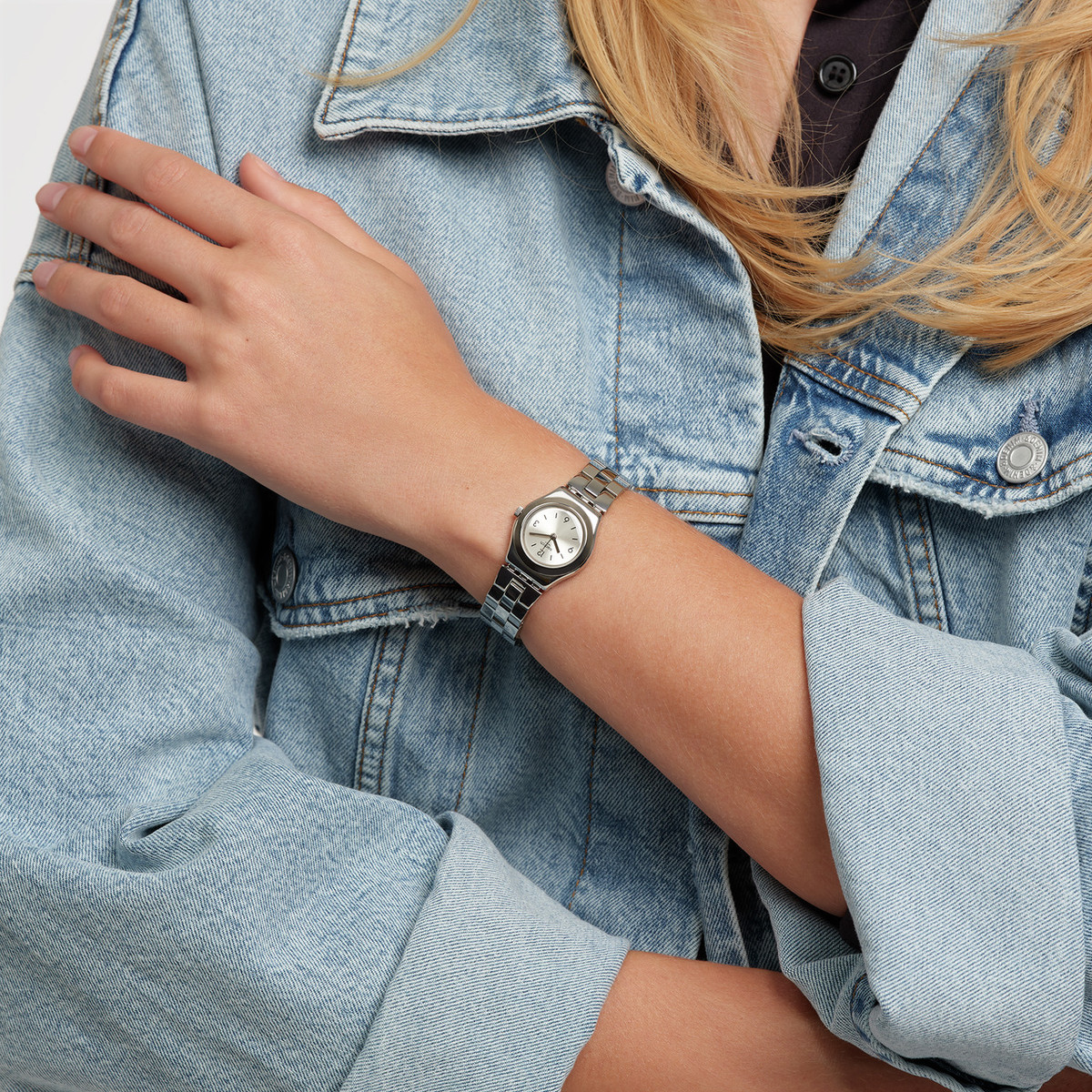 Montre Swatch Irony Lady Grandino femme acier inoxydable