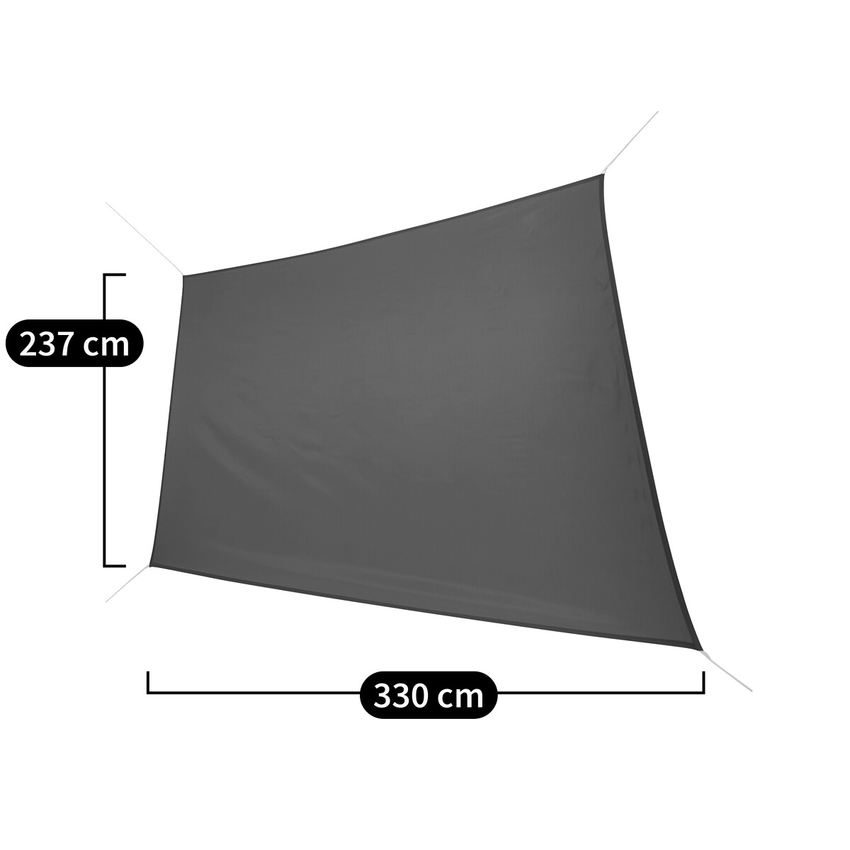 LA REDOUTE INTERIEURS<br>Vela de sombra retangular