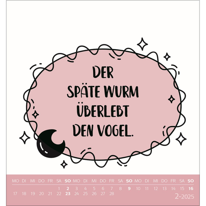 Postkartenkalender - 2025 - Visual Words