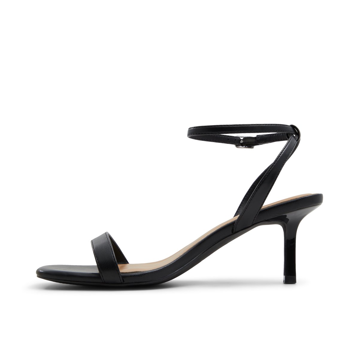 K STUDIO-Eowoenia-Sandales habillées à bride à la cheville - Talon aiguille - Noir