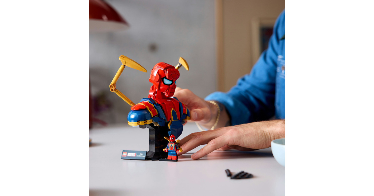 LEGOMarvel - Iron Spider-Man buste Constructiespeelgoed  (76326)
