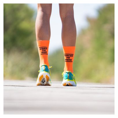 Chaussettes Sporcks Born to run Orange