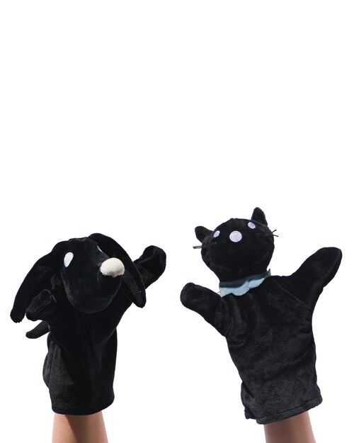 2 marionnettes à main Takkie et Siepie