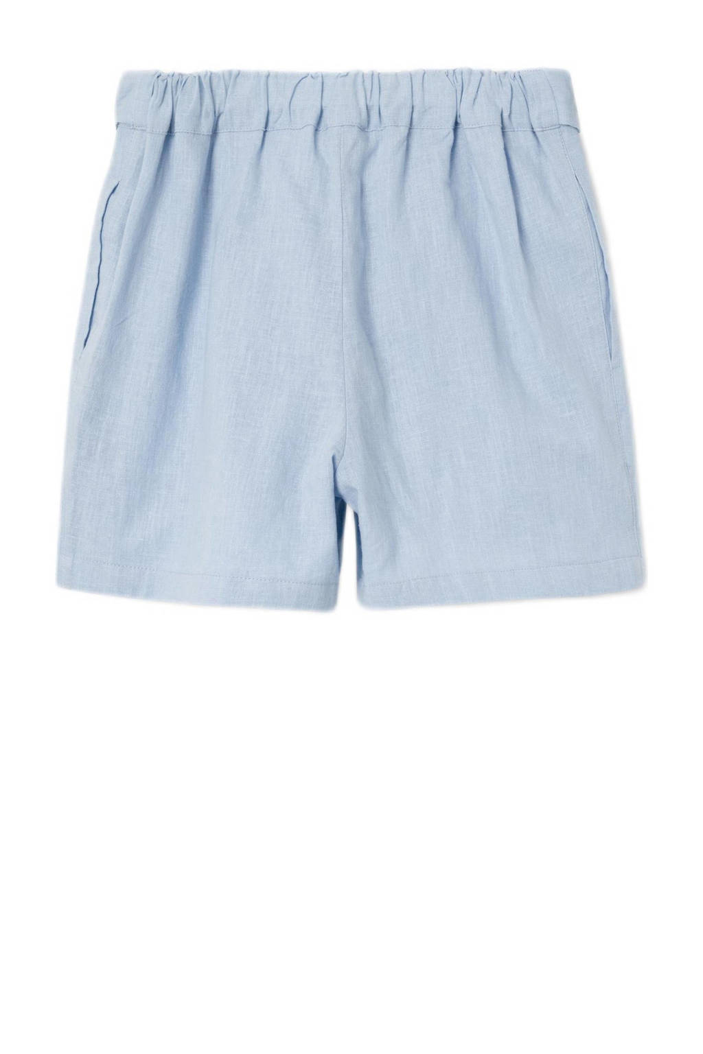 NAME IT casual short NKFFALINNEN lichtblauw