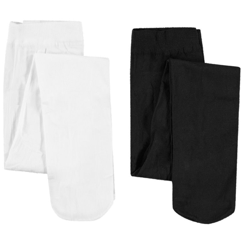 Lot de 2 collants fins unis - Noir