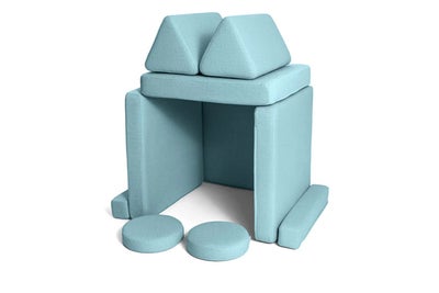 Shappy Play Byggbar Sofa 160x80 cm, Sky Blue