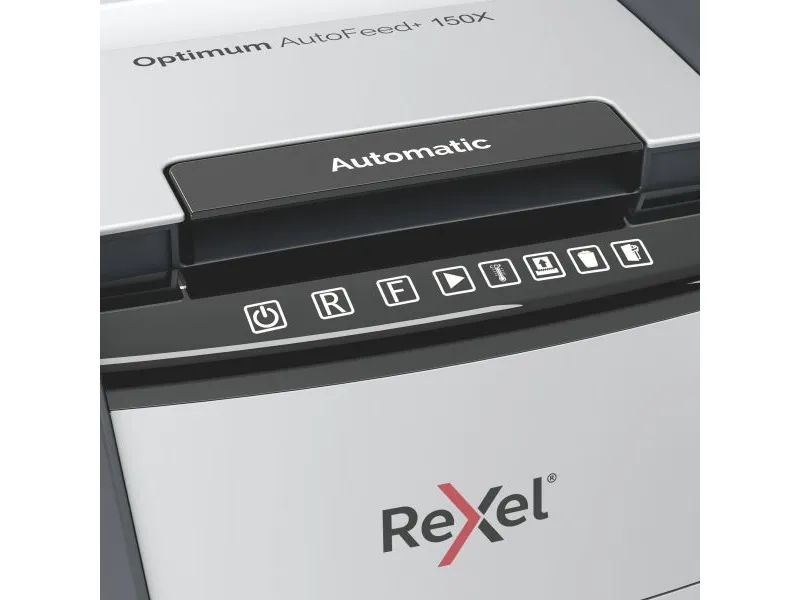 Makulator Rexel Optimum AutoFeed  150X krydsmakulering 4x28 mm (P-4)
