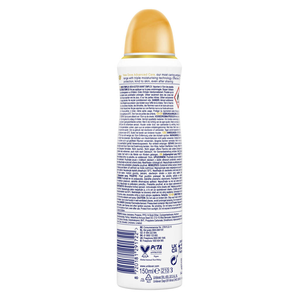 Passion Fruit & Lemongrass anti-transpirant deodorant spray - 6 x 150 ml