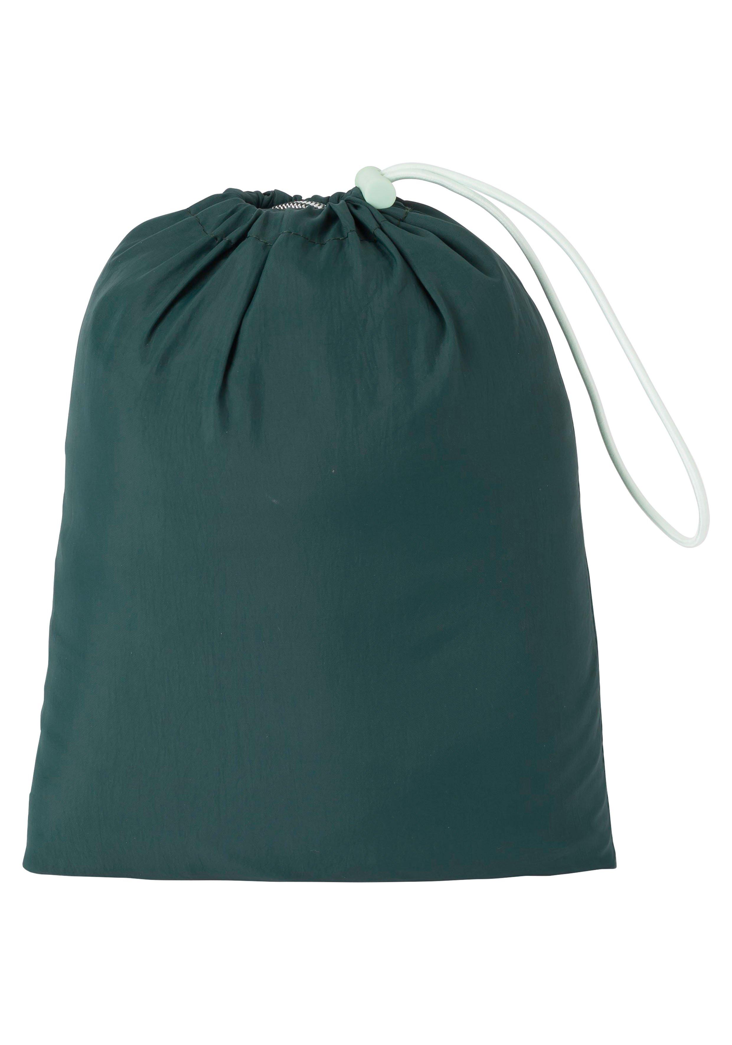 Windbreaker mit Kapuze, in kleiner Tasche verstaubar