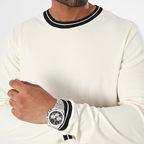 Tee Shirt Manches Longues Beige