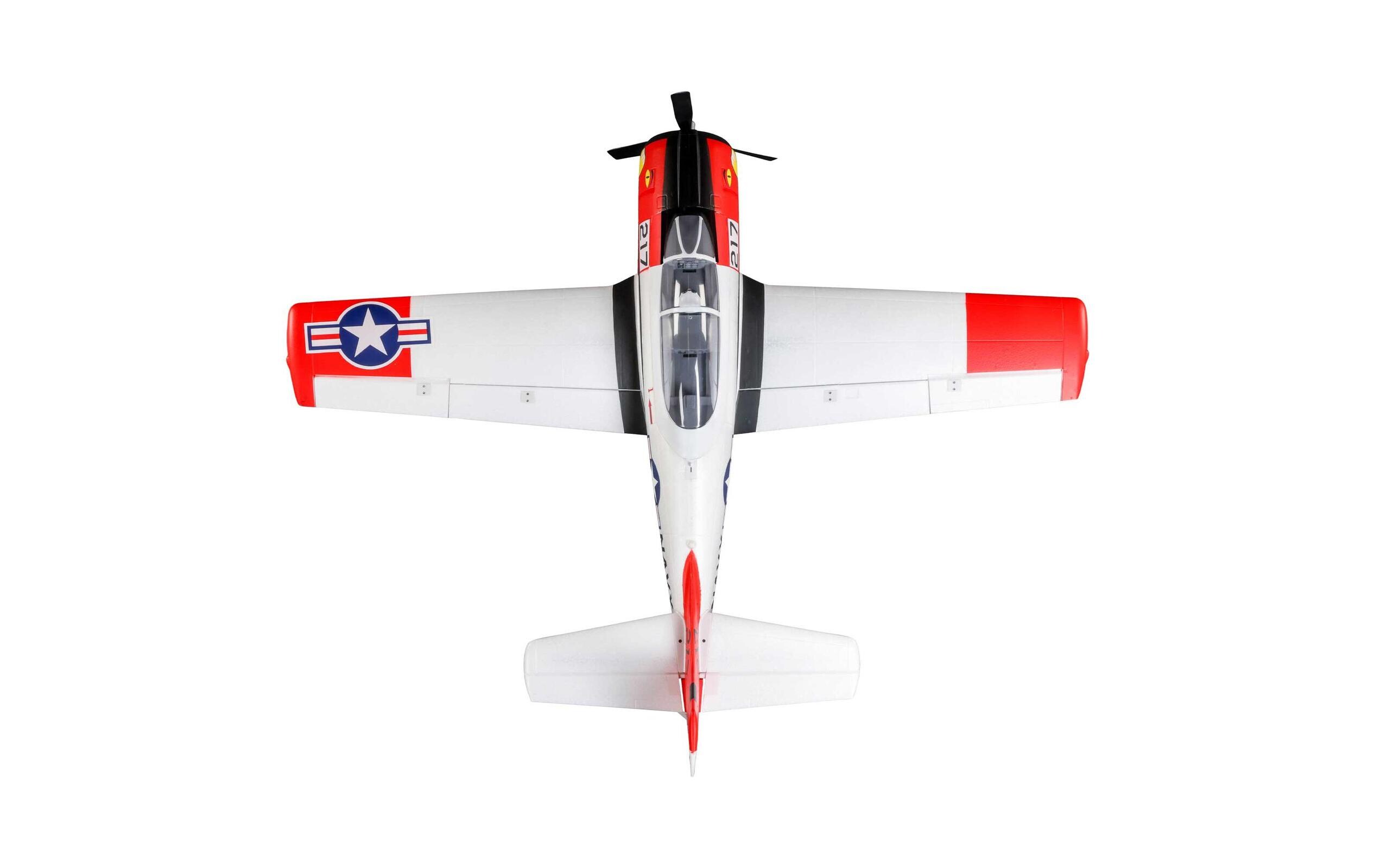 Warbird T-28 Trojan 1.2 m, Smart BNF Basic<br>T-28 Trojan mit Einziehfahrwerk und Spektrum Smart Technik