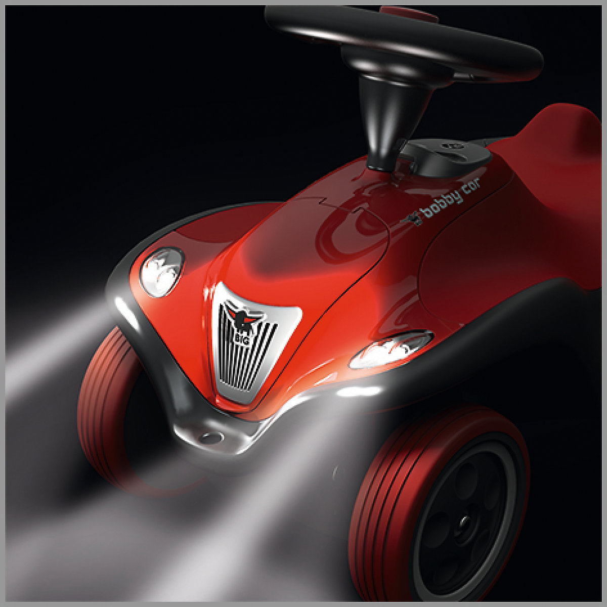 BIG Bobby Car PRÓXIMO, rot/schwarz schwarz/rot