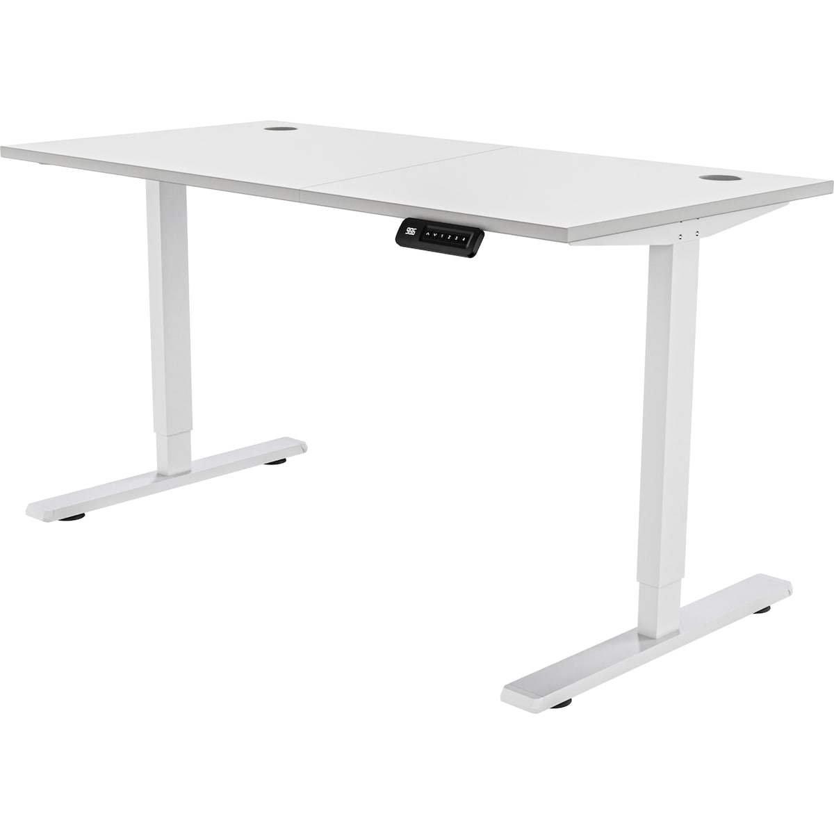 Piranha E-Base 120 høydejusterbart skrivebord (hvit)