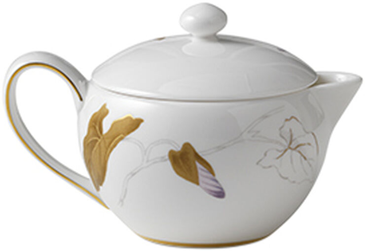Royal Copenhagen Flora 35 cl. flødekande - Snerle Hvid, multi