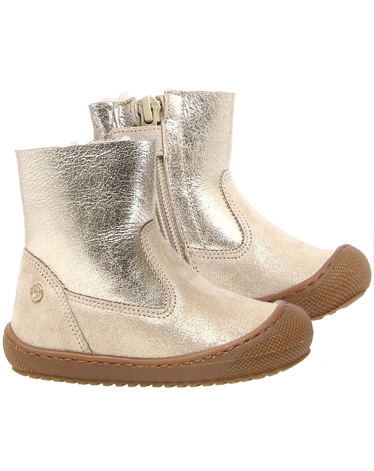 Lauflern-Stiefelette COZY HUG gefüttert in gold