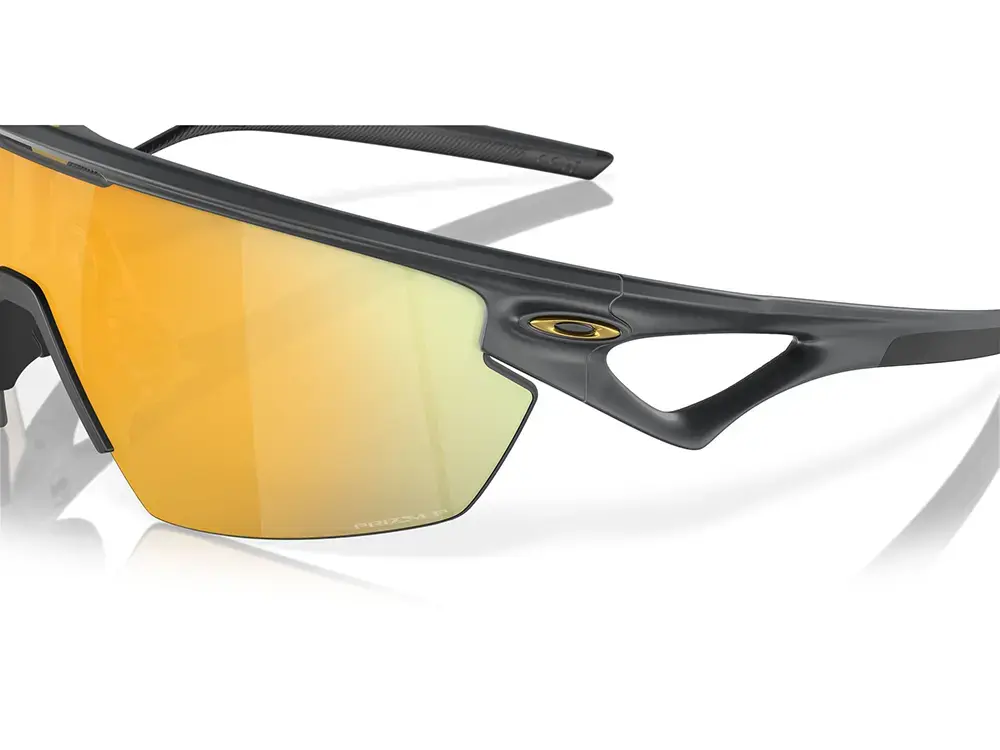 Oakley Sphaera Sport Zonnebril Prizm 24K Polarized Lens Mat Carbon Zwart