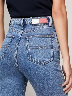 Calça jeans reta Julie Ultra High Rise