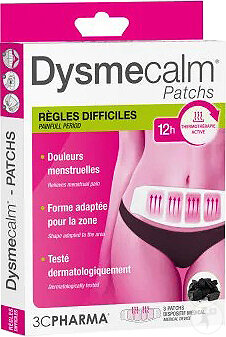 3C Pharma Dysmecalm Patchs Règles Difficiles 3 Pièces