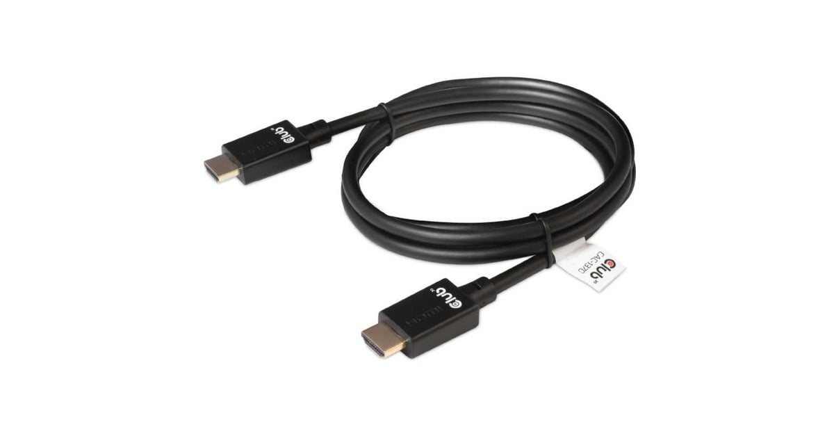 Club 3DUltra High Speed HDMI 2.1 kabel  (Zwart, 1,5 meter, 4K 120Hz, 8K 60Hz)
