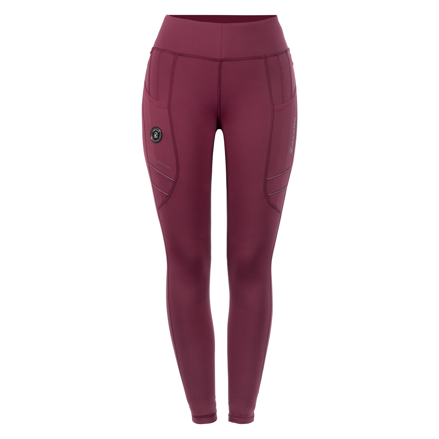 Cavallo Reitleggings CAVALLIN GRIP - dusty violet