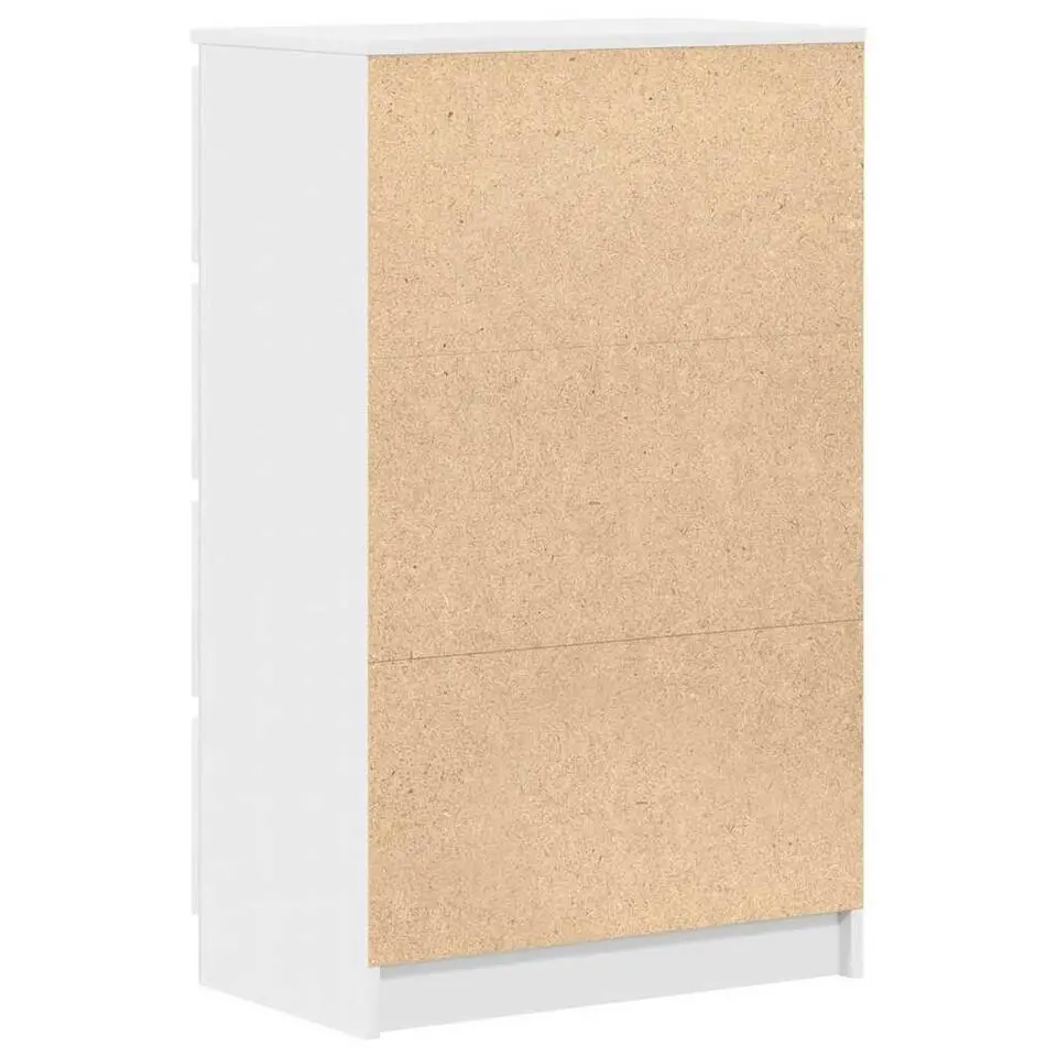 vidaXL - Dressoir - Wit - Bewerkt hout