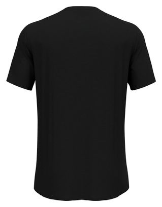 T-Shirt Technique Manches Courtes Odlo Merino Tencel Plain Noir