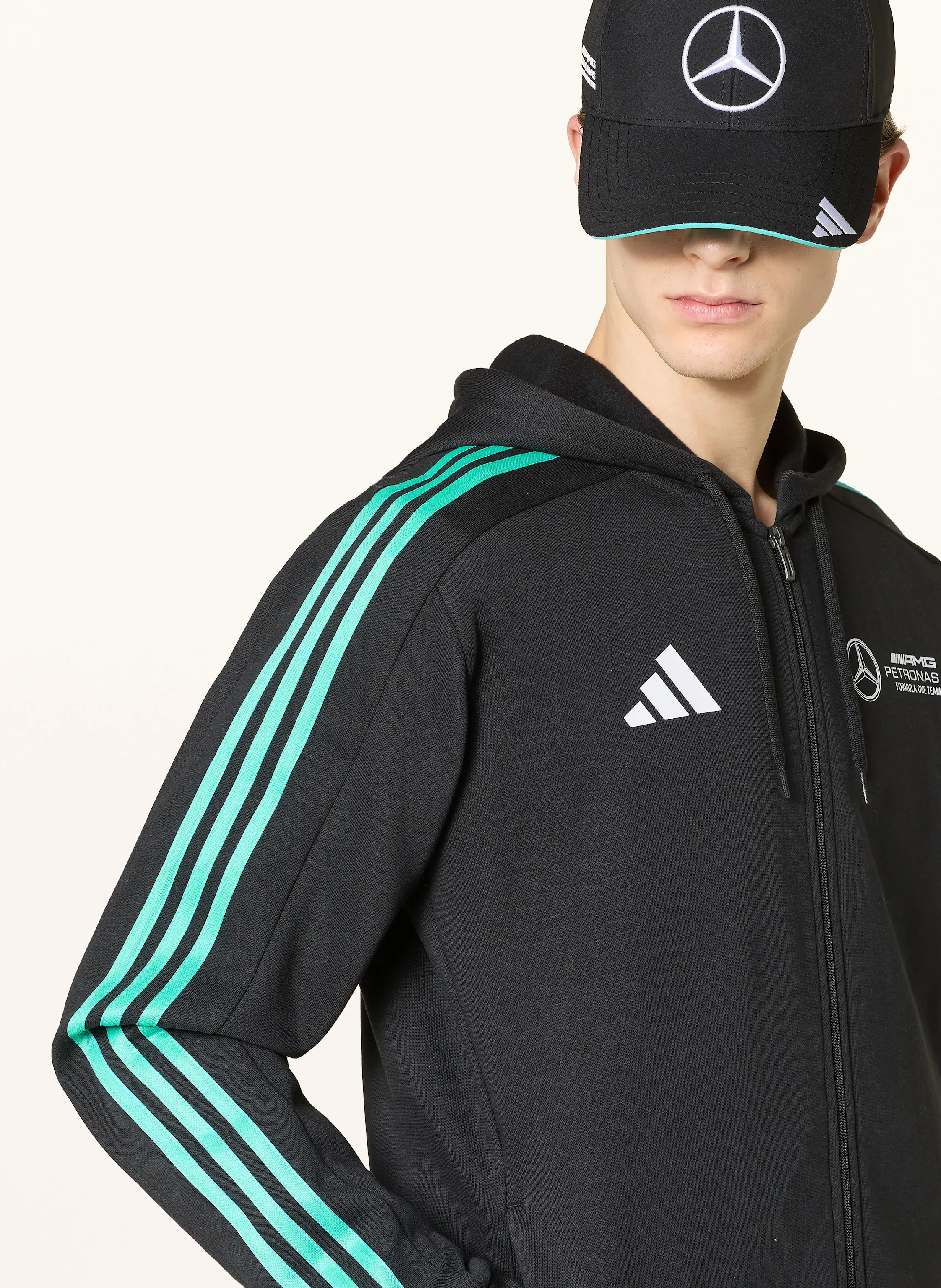 adidas Sweatjacke MERCEDES - AMG PETRONAS FORMULA ONE TEAM DNA
