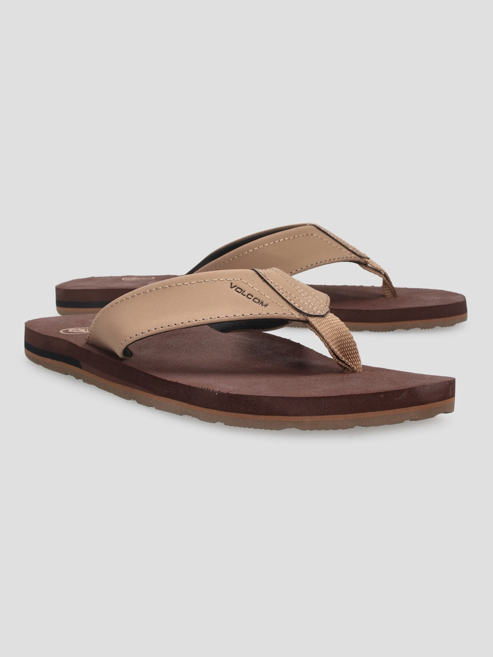 Volcom Victor Sandals brown khaki