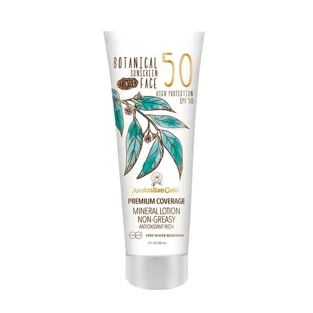Australian Gold Botanical SPF 50 Tinted Face medium/tan - 88 ml.
