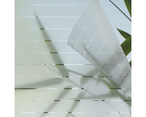 Statische zonwerende folie Line 25 semi-transparant 80% UV-bescherming 45x150 cm
