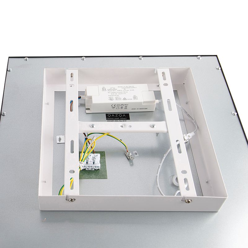 Modern LED paneel zwart 40 cm incl. LED - Liv