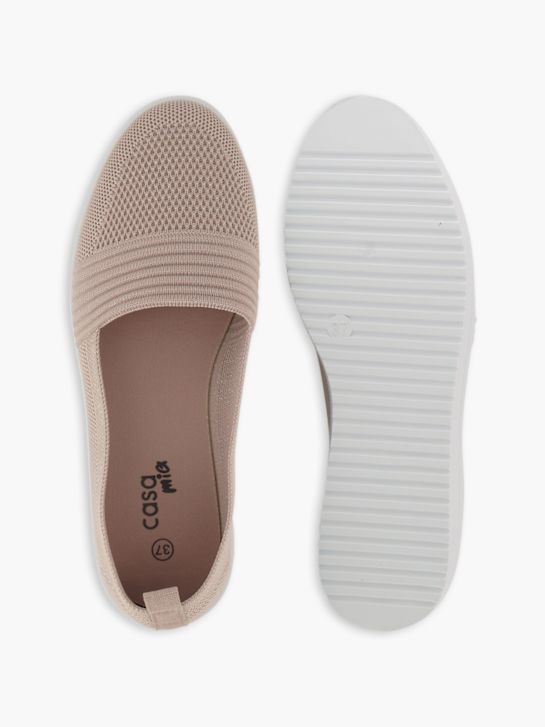 Casa mia Halbschuh beige