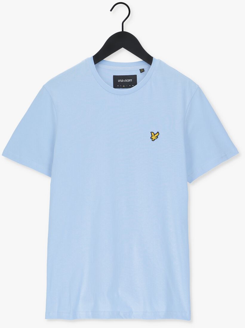 LYLE & SCOTT blauwe lyle & scott t-shirt plain t-shirt