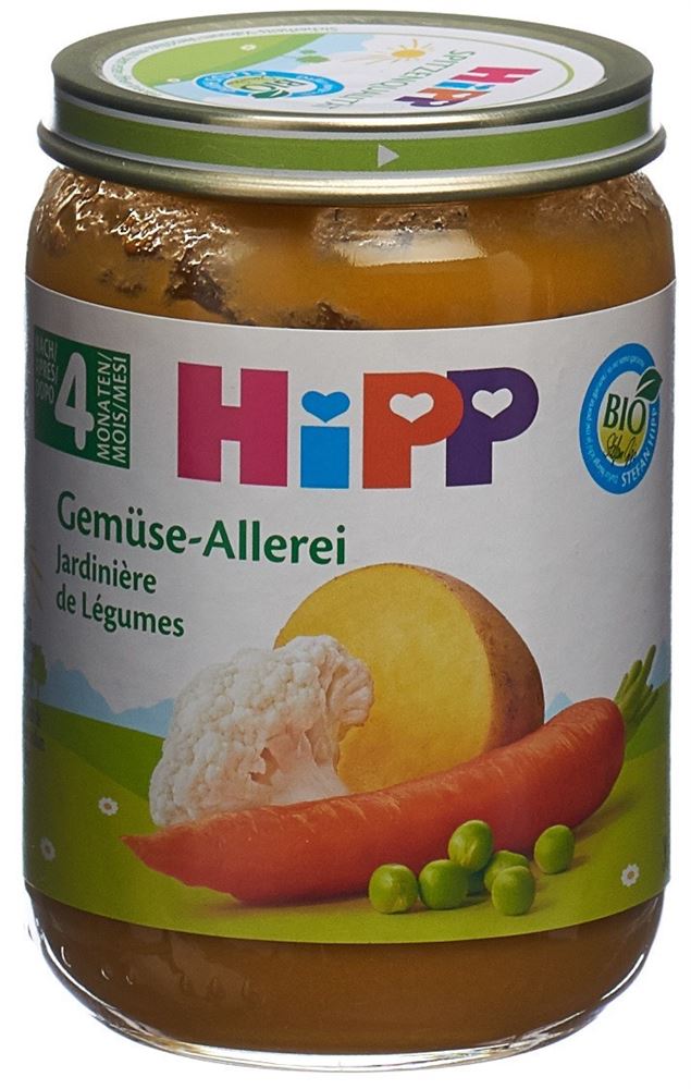 Hipp Gemüse-Allerlei Glas 190 g