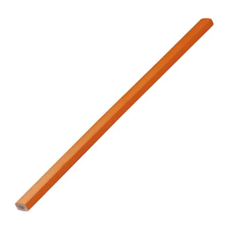 Macma Zimmermannsbleistifte, 25 cm, lackiert orange, 10 Stück