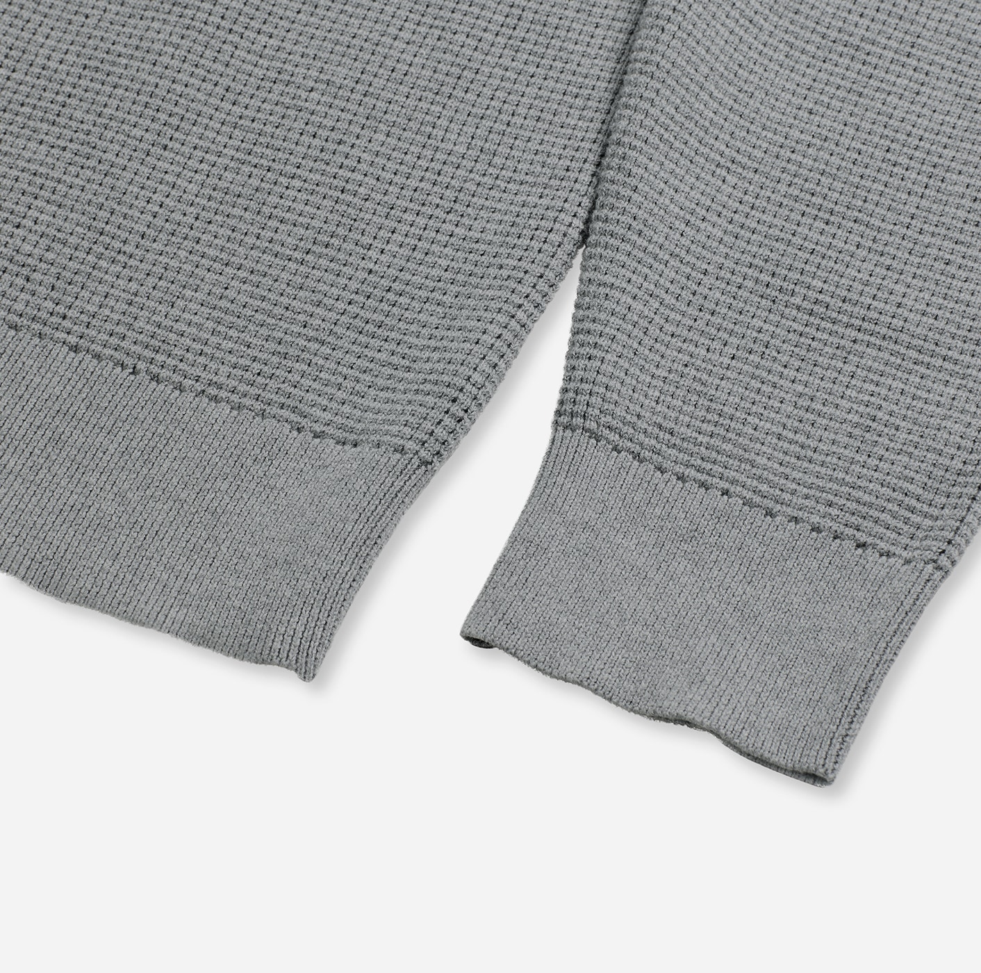 OLYMP Rundhalspullover »Waffle Structure«, Rundhals, casual, unifarben, regular fit