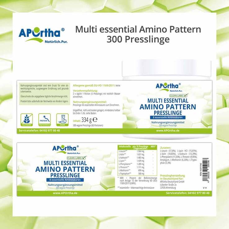 Multi Essential Amino Pattern Tabletten, 300 St