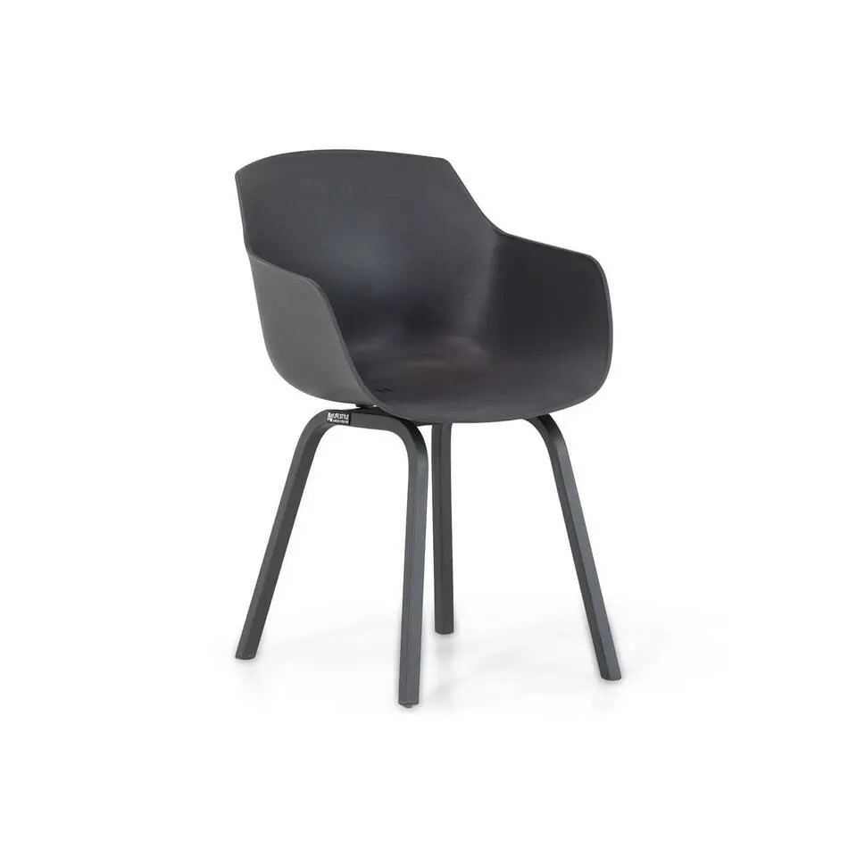 Tuinset 6 personen 220 cm Kunststof Grijs Lifestyle Garden Furniture