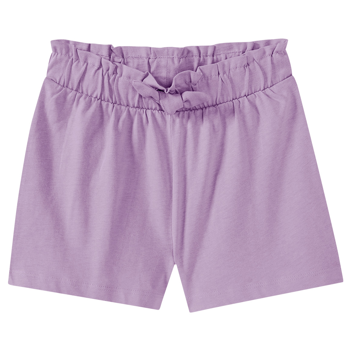 Topomini 2 Baby Shorts mit Zierschleifen helllila / hellorange