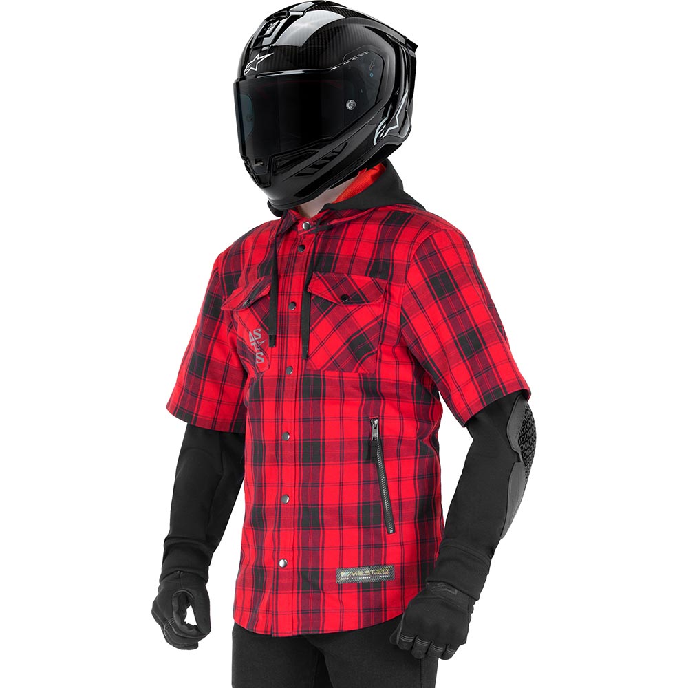 Alpinestars - Surchemise MO.ST.EQ Tartan Rouge / Noir
