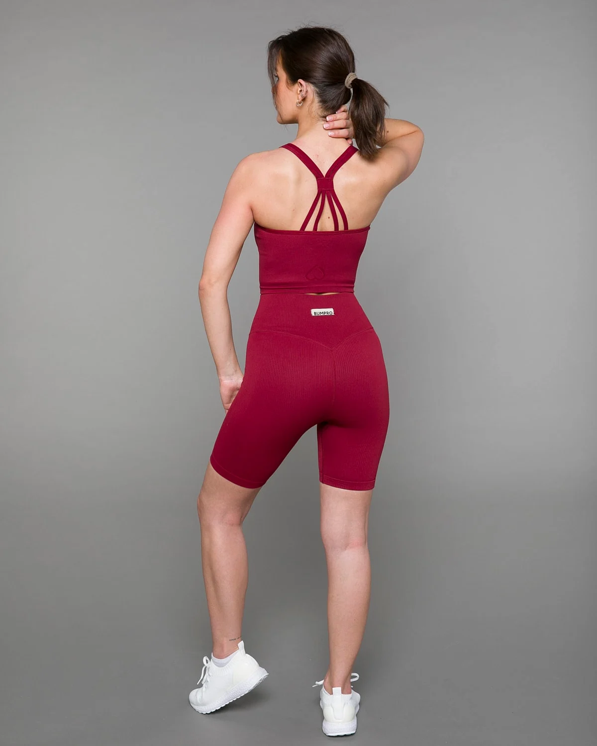 Bumpro Perfect Rib Croptop Wine