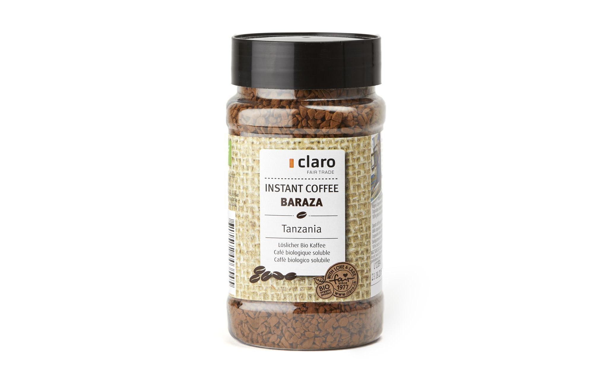 Instant Kaffee Bio Baraza 100 gFeinster und nachhaltiger Kaffeegenuss