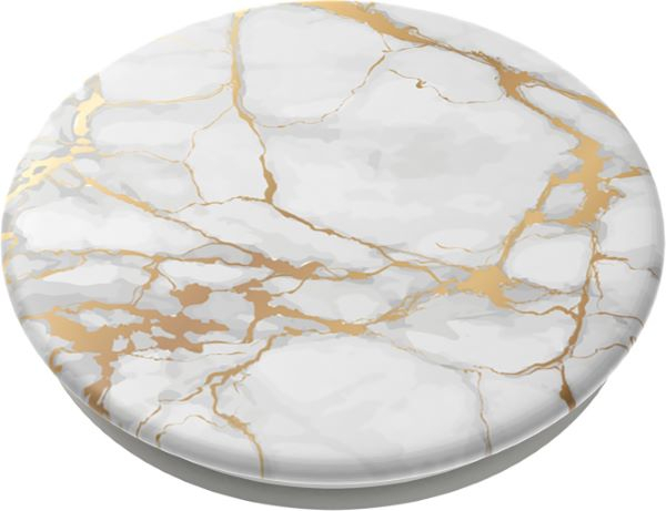 PopGrip Finger Griff Halterung (Austauschbarer Top) für Smartphones / Tablets (801632) - Gold Lutz Marble