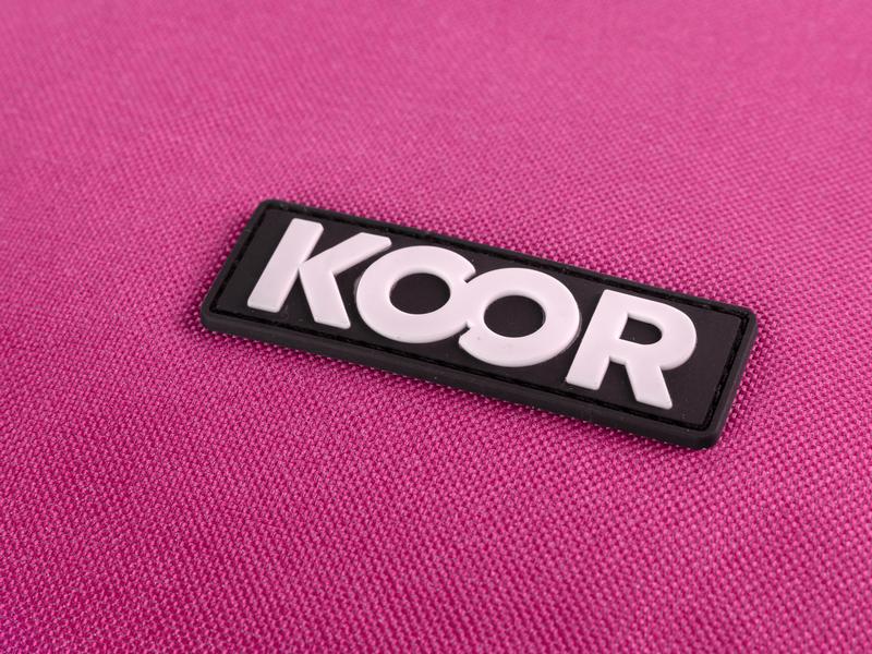 KOOR Picknickdecke Lido-Magenta 135 x 160 cm Modische Picknick-Decke in sommerlichen Trendfarben